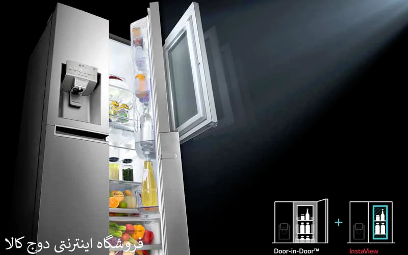 یخچال فریزر ساید ال جی X267 سیلور 30 فوت - LG GR-X267CSHS-قیمت یخچال فریزر ساید ال جی X267 سیلور 30 فوت - LG GR-X267CSHS