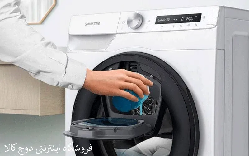 لباسشویی سامسونگ WW80 ادواش 8 کیلو سفید WW80T4540AE