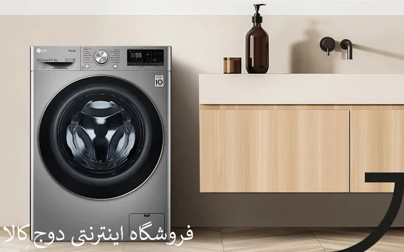 لباسشویی ال جی Y6 ظرفیت 10 کیلویی 2024 سیلور – LG F4Y6RYGBPV