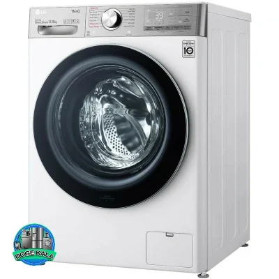 خرید ماشین لباسشویی ال جی V12 سفید 12 کیلویی - LG WDV1260