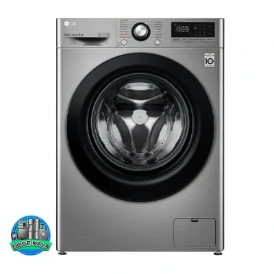 لباسشویی ال جی V3 ظرفیت 8 کیلویی نقره ای – LG F4V308WNW