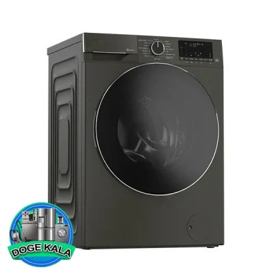 ماشین لباسشویی 12/8 کیلوگرمی دودی آیدوز دار هایسنس WD5S1245BB