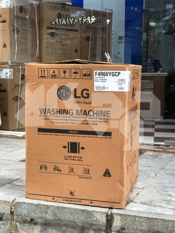 لباسشویی ال جی R6 ظرفیت 9 کیلویی 2023 سیلور – LG F4R6VYGCP- RDLJ لباسشویی ال جی R6 ظرفیت 9 کیلویی 2023 سیلور – LG F4R6VYGCP