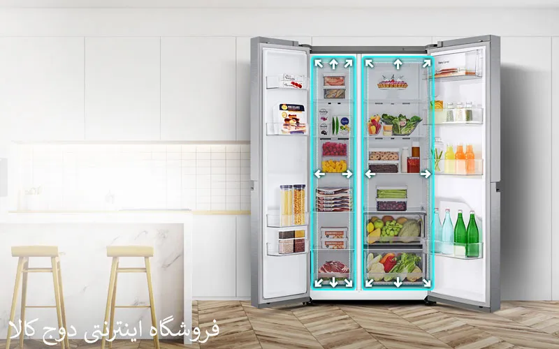 قیمت یخچال ساید سامسونگ RF71 سفید 844 لیتر - RF71A967535 2021 🌟 مشخصات