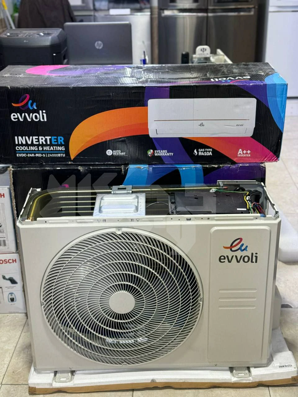 کولر گازی ایوولی گولدن  با ظرفیت 24000 – evvoli-GOLDEN 24Btu