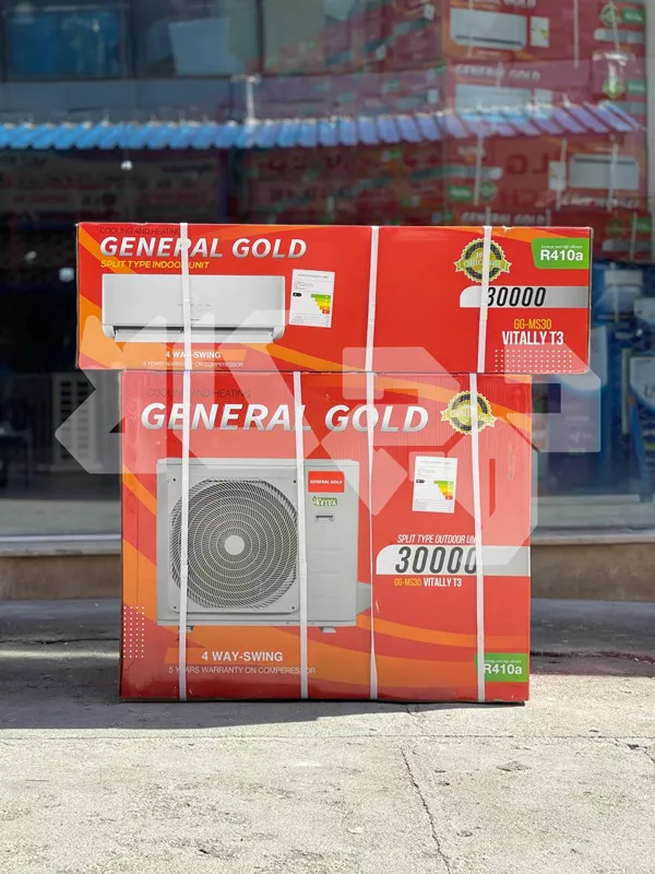 کولر گازی جنرال گلد دیواری ویتالی بدون اینورتر 30000 – GG-MS30 VITALLY T3