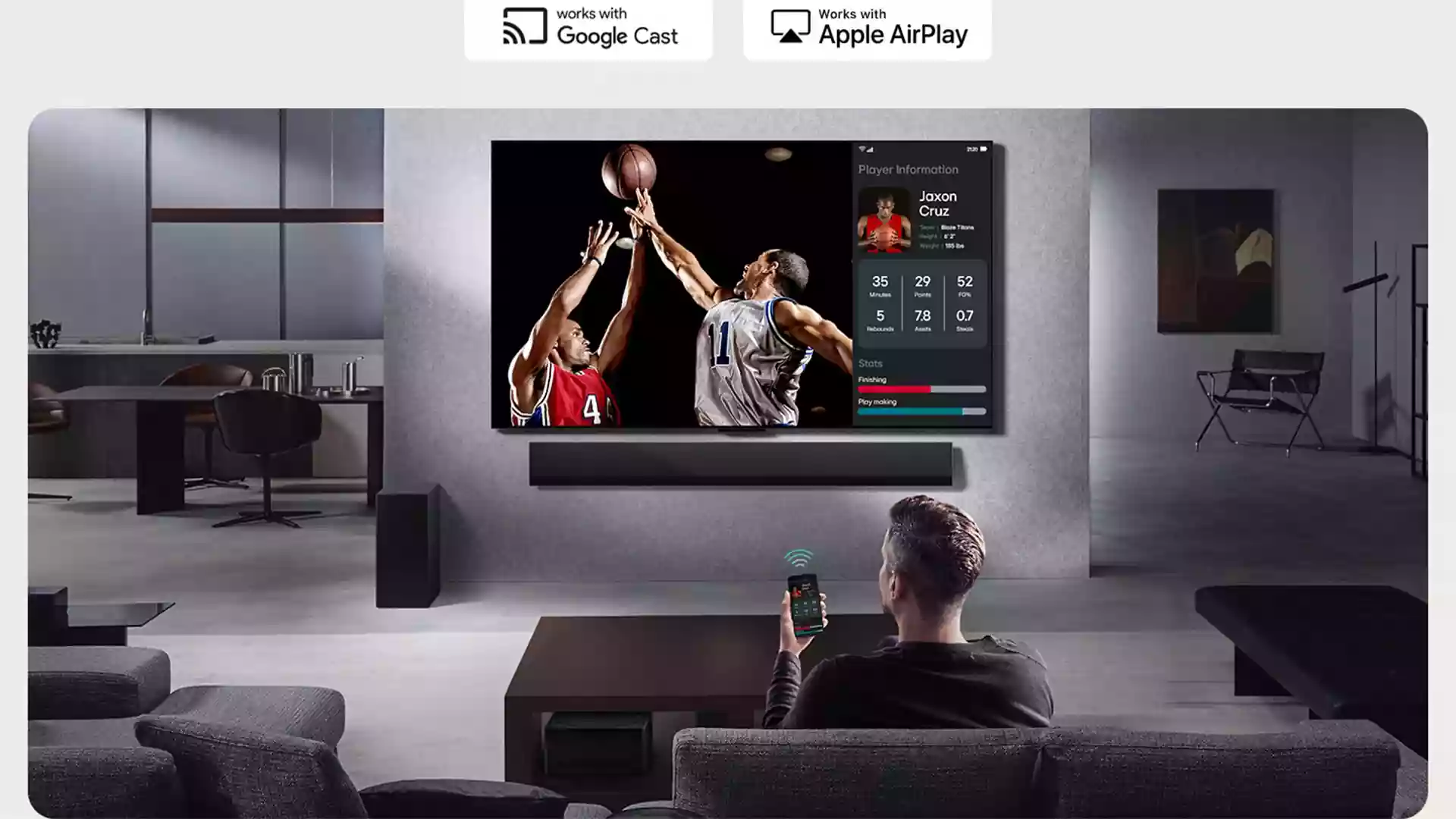 تلویزیون الجی 65C5 4 تلویزیون هوشمند ال جی 65C5