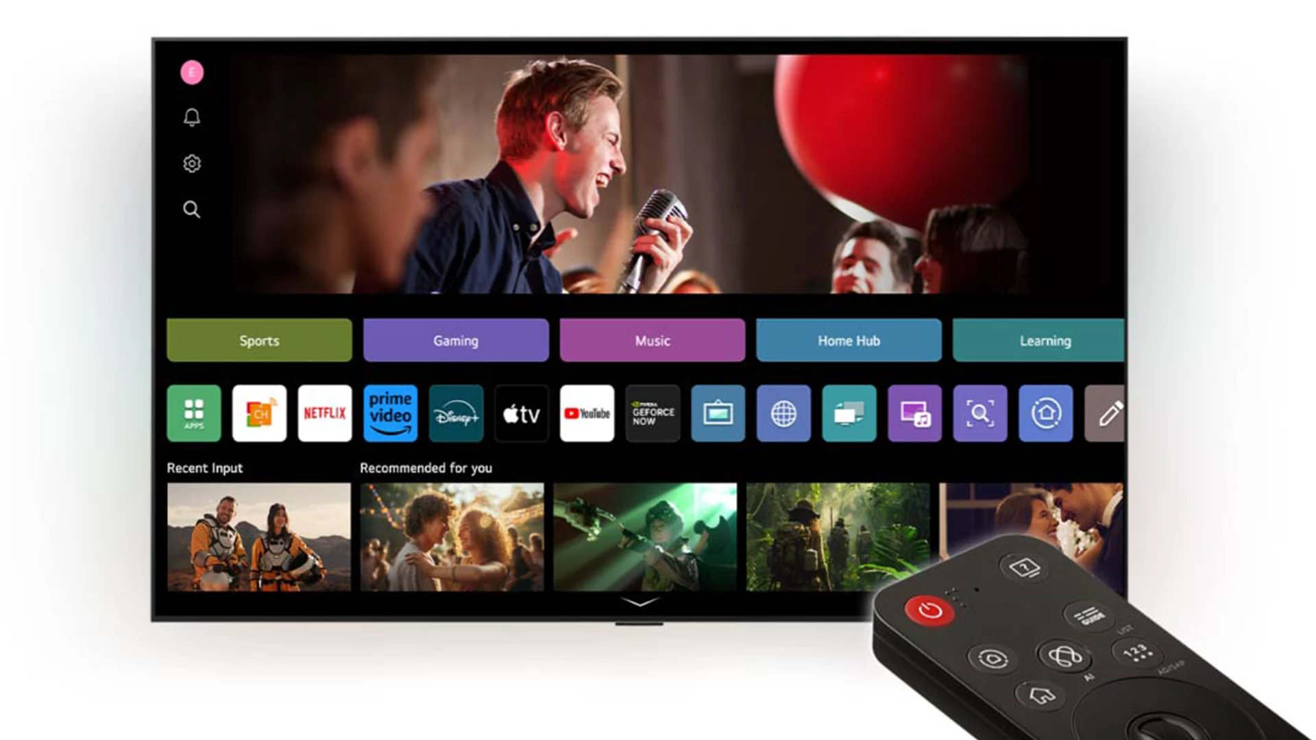 تلویزیون الجی 55UA8550 5 تلویزیون هوشمند ال جی 55UA8550