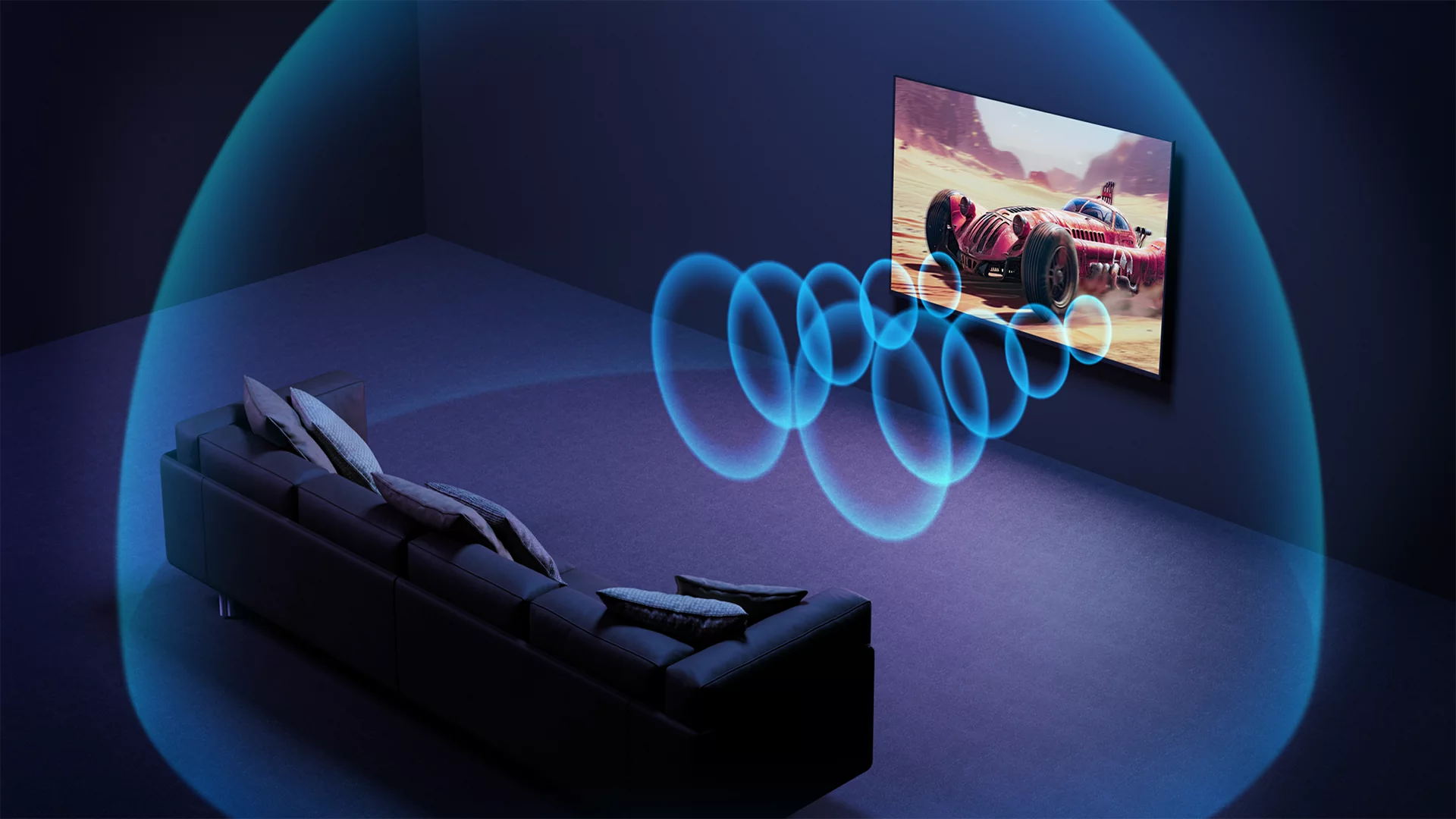 تلویزیون سونی مدل 55S20M2 5 قدرت صدای تلویزیون سونی مدل 55S20M2