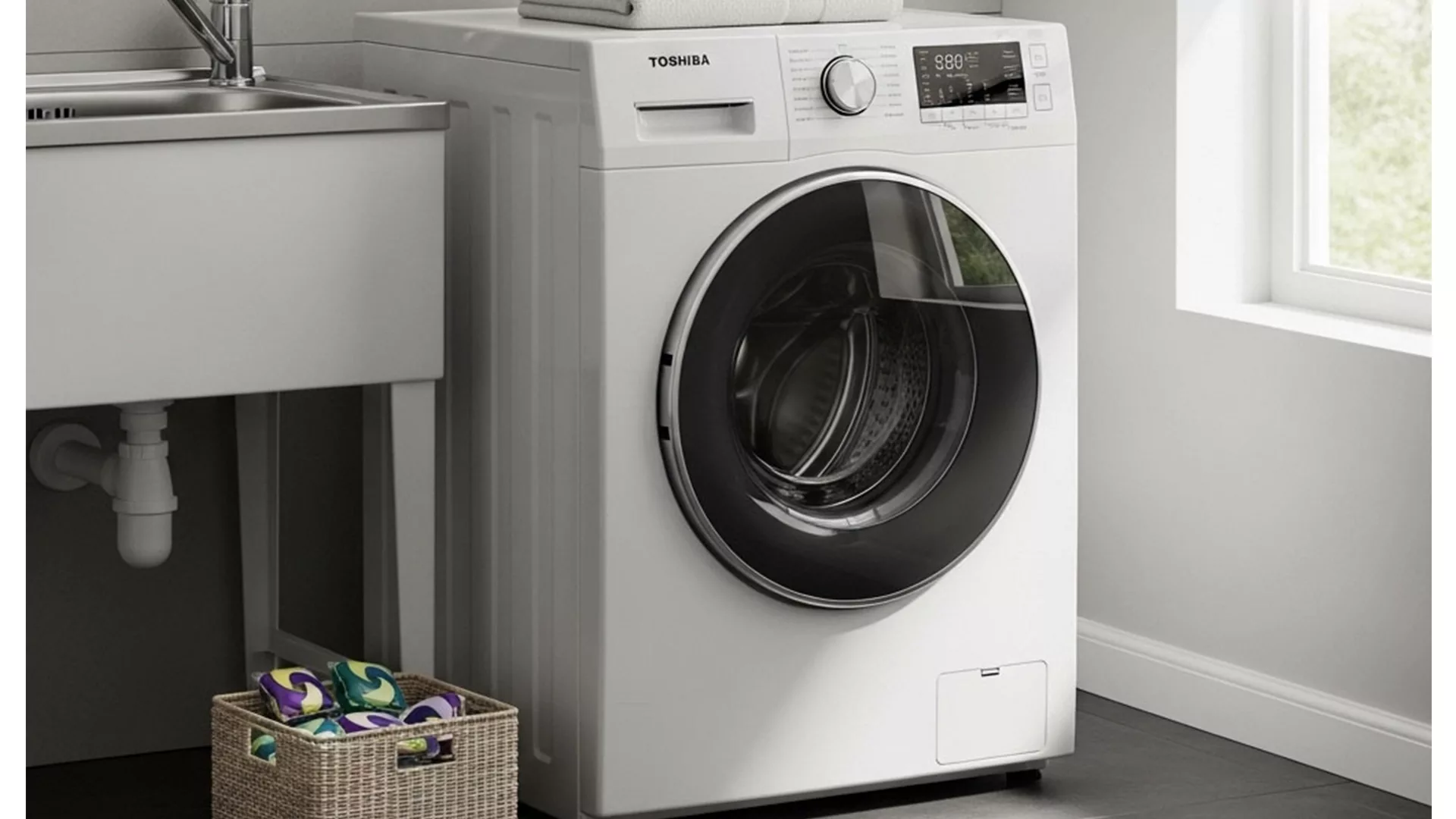 لباسشویی توشیبا TW-BL90A4B-WK 1 لباسشویی توشیبا مدل TW-BL90A4B-WK