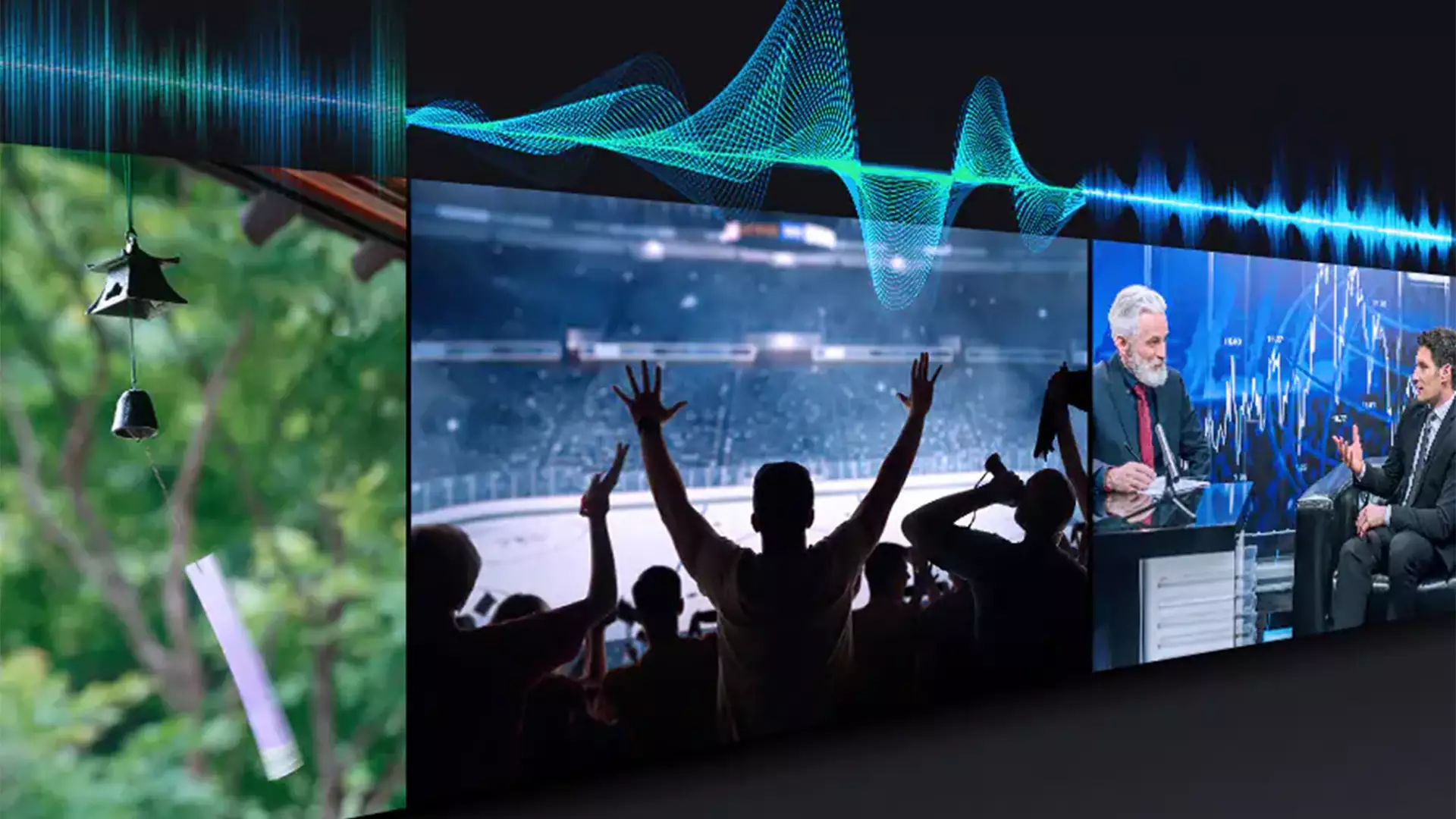 تلویزیون سامسونگ 55Q8F 5 قدرت صدای تلویزیون سامسونگ 55Q8F