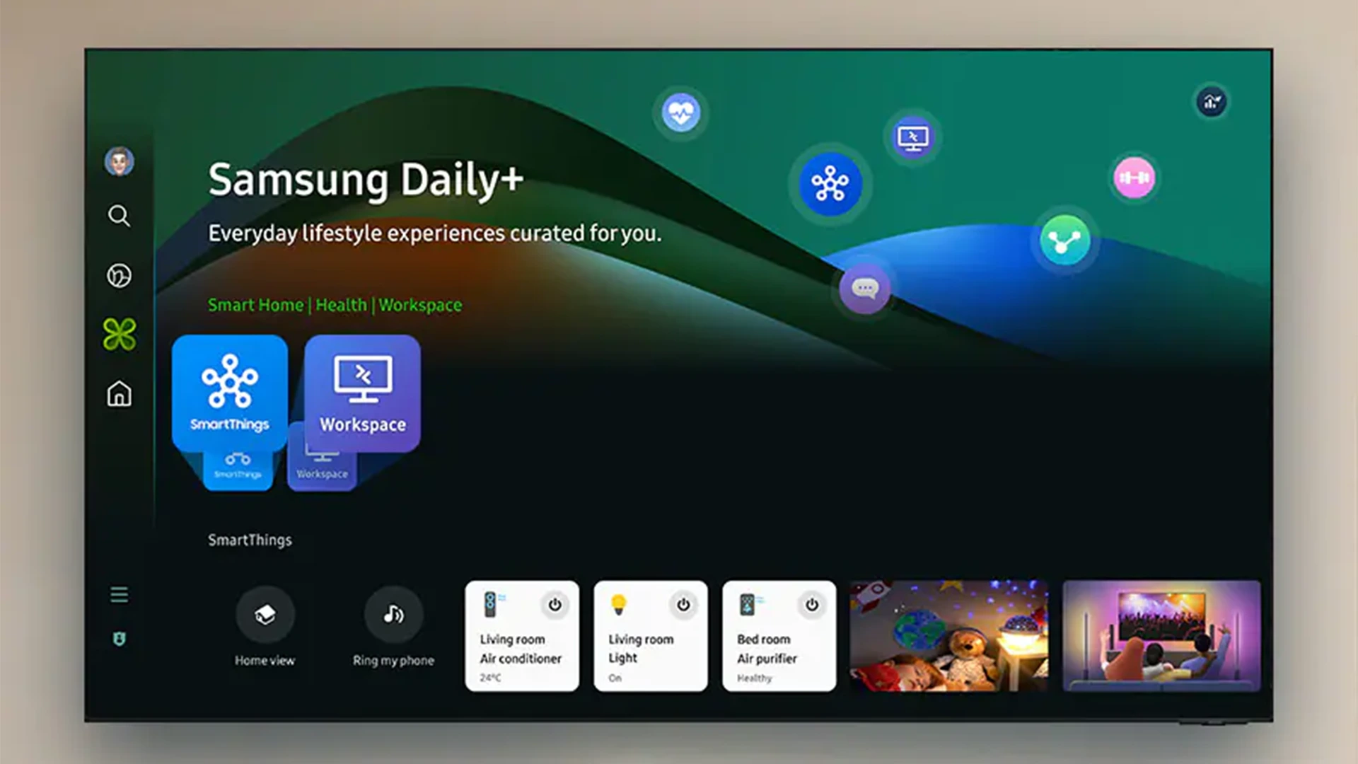 تلویزیون سامسونگ 55S90D 7 سیستم عامل تایزن تلویزیون سامسونگ 55S90D