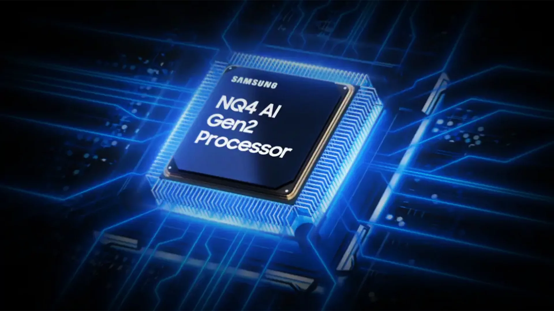 تلویزیون سامسونگ 55S90D 4 پردازنده NQ4 AI Gen2 در تلویزیون سامسونگ 55S90D