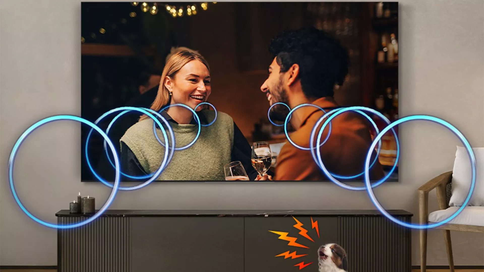 تلویزیون سامسونگ 65Q8F 4 قدرت صوتی تلویزیون سامسونگ مدل 65Q8F