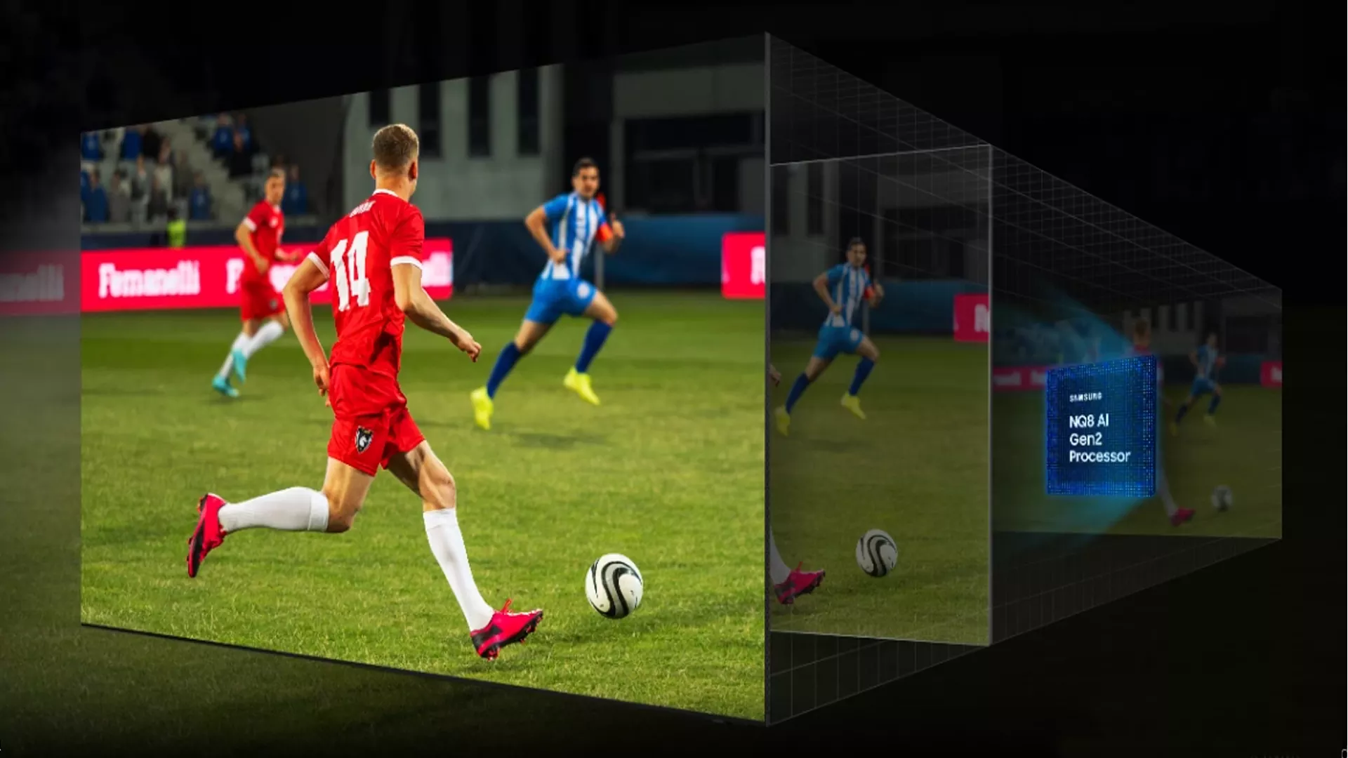 تلویزیون سامسونگ 65QN800D 3 نمایشگر تلویزیون سامسونگ 65QN800D