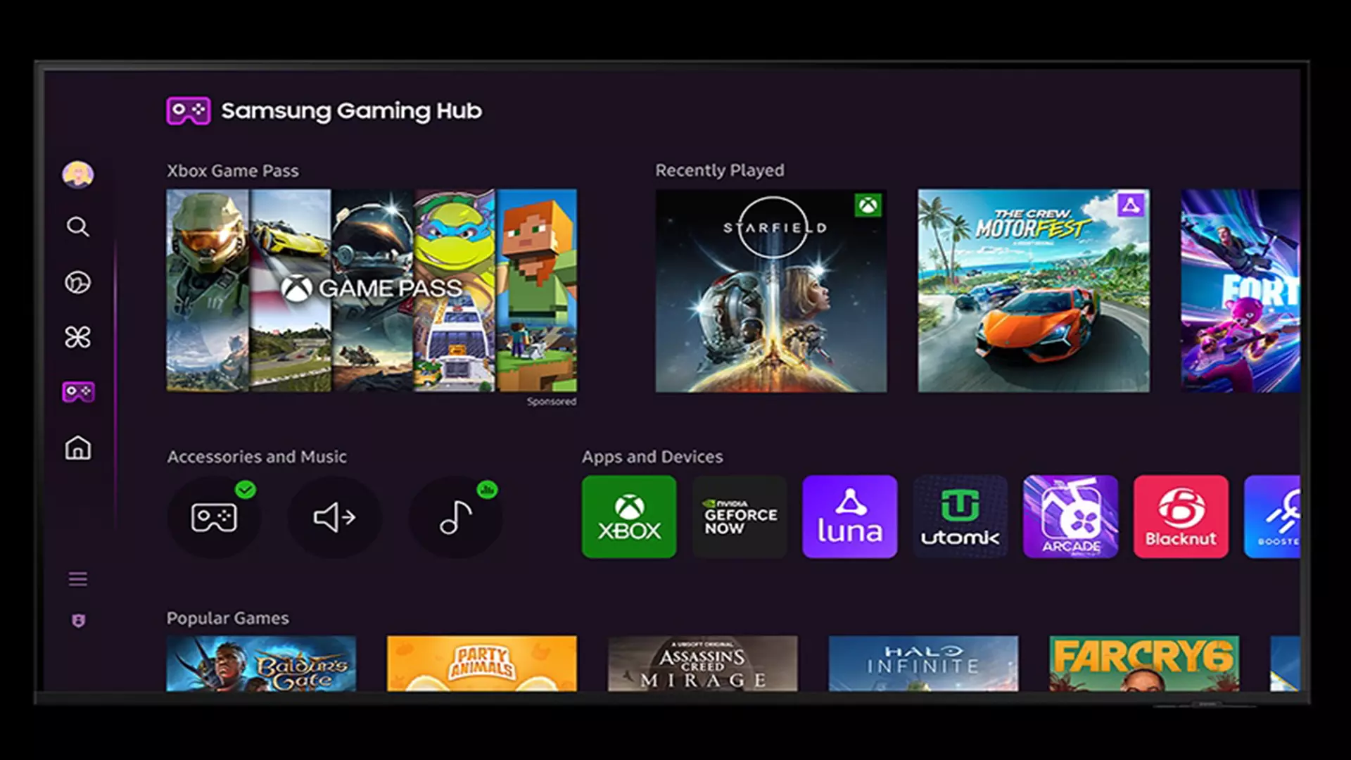 تلویزیون سامسونگ مدل 75QN800D 6 سیستم عامل تایزن تلویزیون سامسونگ 75QN800D