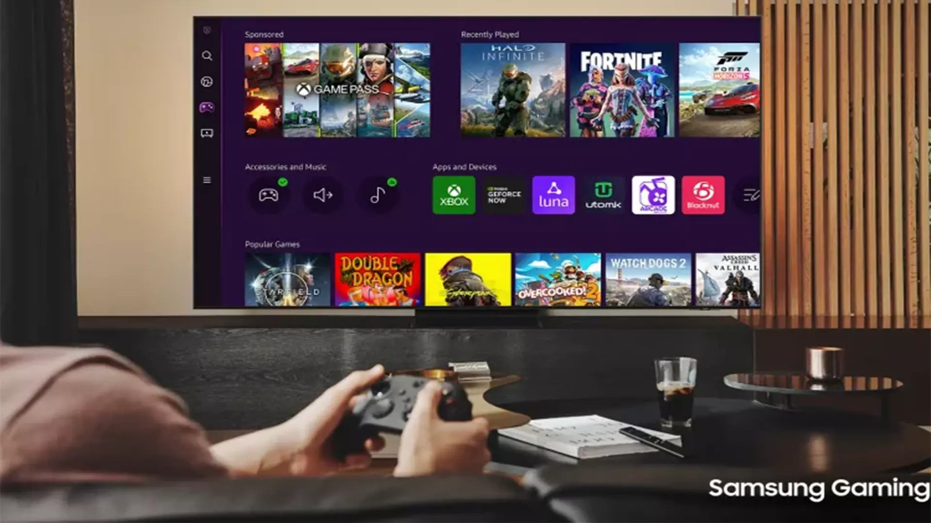 تلویزیون سامسونگ مدل 75QN800D 5 تلویزیون گیمینگ سامسونگ 75QN800D