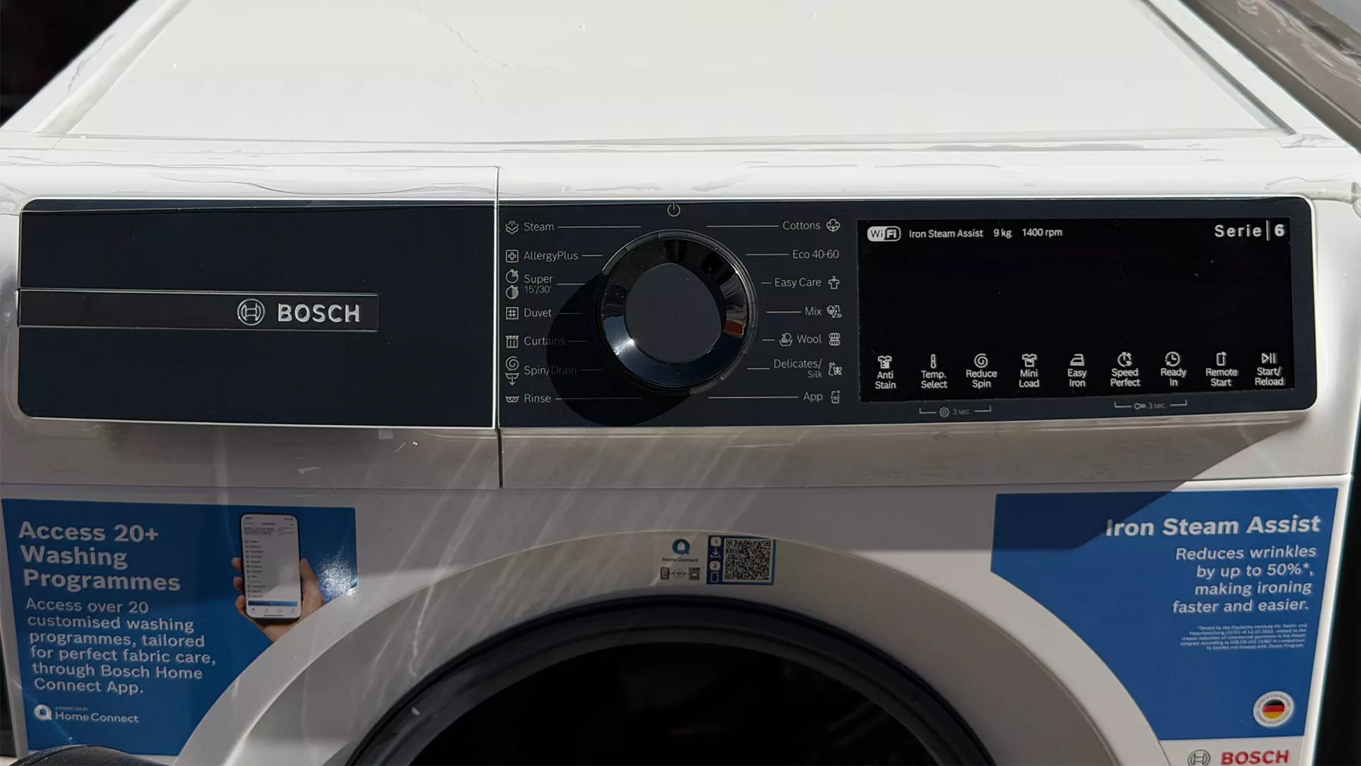 لباسشویی 9 کیلویی بوش مدل WGK22ZOME (سفید) 4 برنامه های شستشو لباسشویی بوش مدل WGK22ZOME