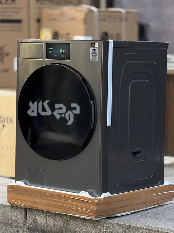 ماشین لباسشویی و خشک کن دودی سامسونگ مدل WD90F22BCS