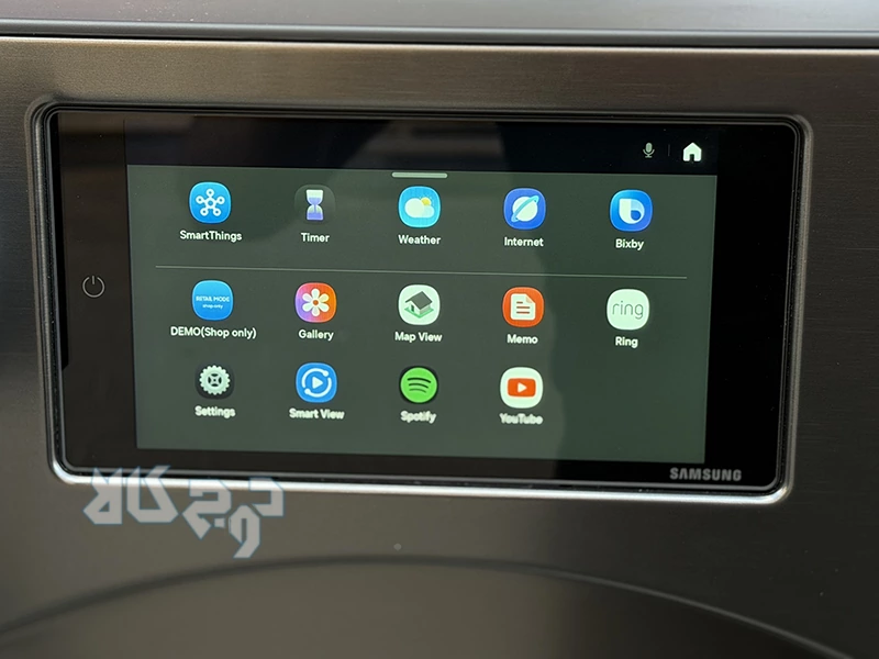 صفحه نمایش لباسشویی هوشمند سامسونگ مدل 2025