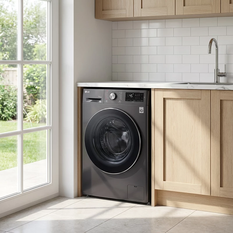 ماشین لباسشویی ال جی 7 کیلو مدل Y1 دودی F2Y1QYP6J 2 طراحی ماشین لباسشویی ال جی 7 کیلو مدل Y1