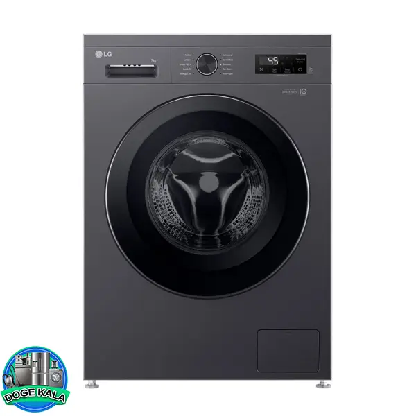 ماشین لباسشویی ال جی 7 کیلو مدل Y1 دودی F2Y1QYP6J