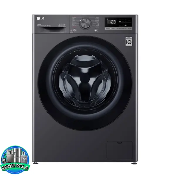 ماشین لباسشویی ال جی 10 کیلو مدل y3 دودی F4Y3RYGYJV