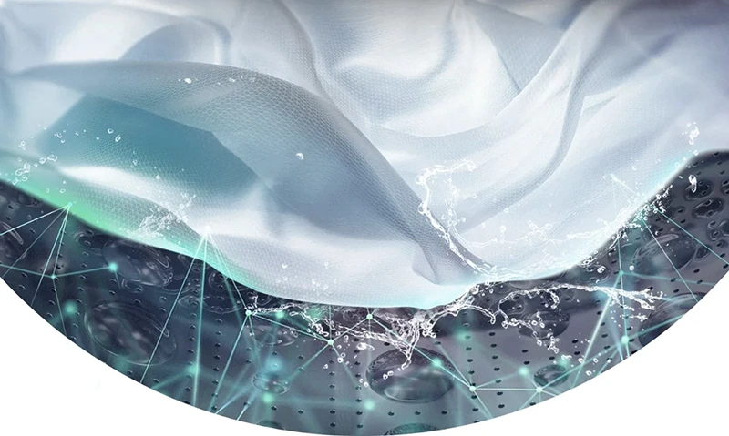 ماشین لباسشویی ال جی 10 کیلو مدل y3 سفید F4Y3RYGYWV 3 هوش مصنوعی AI-DD در ماشین لباسشویی ال جی