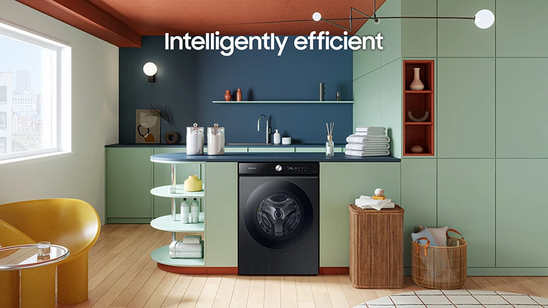 ماشین لباسشویی و خشک کن سامسونگ WD22B6400KV 5 ماشین لباسشویی و خشککن هوشمند سامسونگ WD22B6400KV