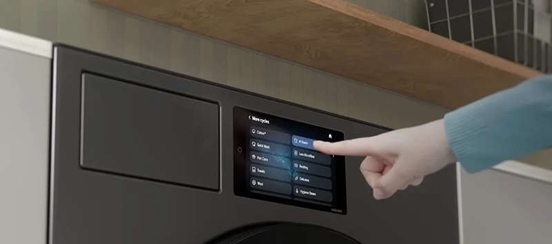 ماشین لباسشویی و خشک کن سامسونگ WD90F22BCS 4 19 برنامه تخصصی شستشو و خشککن لباسشویی سامسونگ WD90
