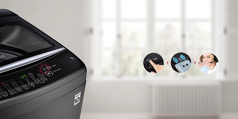 ماشین لباسشویی و پتوشور 16 کیلو ال جی T1666NEHT2 6 لیاسشویی و پتوشور هوشمند ال جی مدل T1666NEHT2