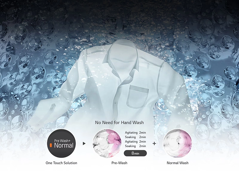 ماشین لباسشویی و پتوشور 18 کیلو ال جی T18H3SDHT2 دودی 5 برنامه های شستشو ماشین لباسشویی و پتوشور 18 کیلو ال جی T18H3SDHT2