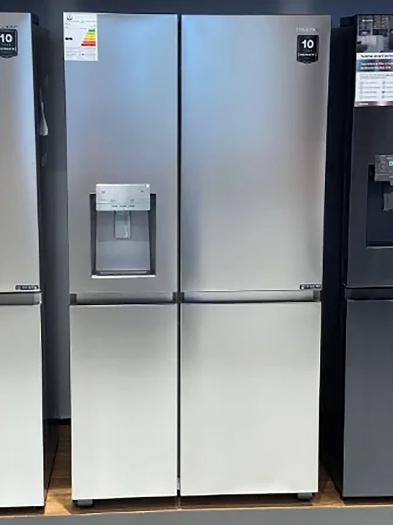 hisense RS819 (1) یخچال هایسنس مدل RS819 سیلور