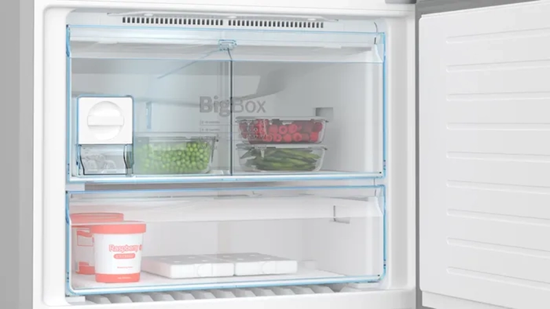 یخچال بوش بالا پایین مدل KGD86AI31U سیلور 4 بخش فریزر در یخچال بوش سیلور مدل KGD86AI31U