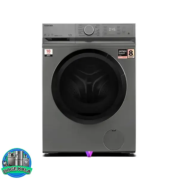 ماشین لباسشویی‌ نقره‌ای توشیبا مدل TW-BL90A4B-SK