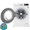 ماشین لباسشویی خشک کن دار ال جی V5 مدل F4V5RGP0W
